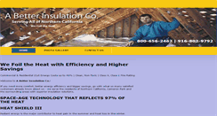 Desktop Screenshot of abetterinsulationco.com